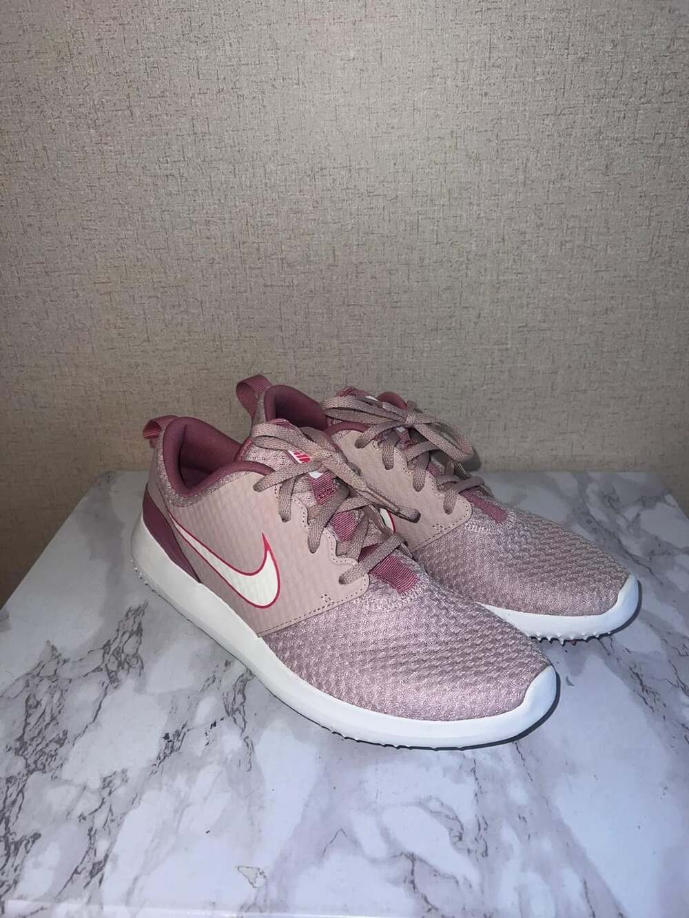 Nike Roshe G Golf Shoes Size 9 Pink Oxford White CD6066-616
